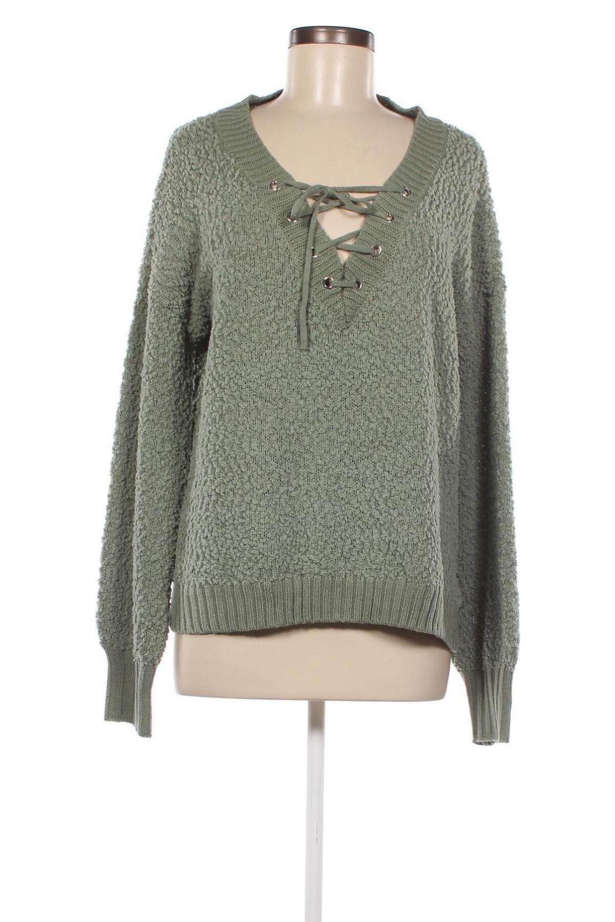 Γυναικείο πουλόβερ Rue 21, Μέγεθος M, Χρώμα Πράσινο, Τιμή 23,51 €