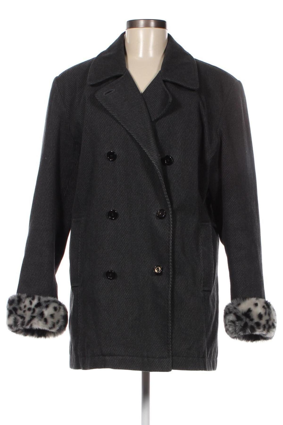 Дамско палто Another Woman, Размер L, Цвят Сив, Цена 71,00 лв.