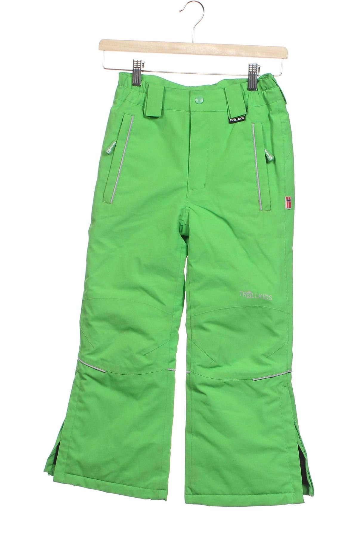 Детски панталон за зимни спортове Trollkids, Размер 7-8y/ 128-134 см, Цвят Зелен, Цена 149,00 лв.