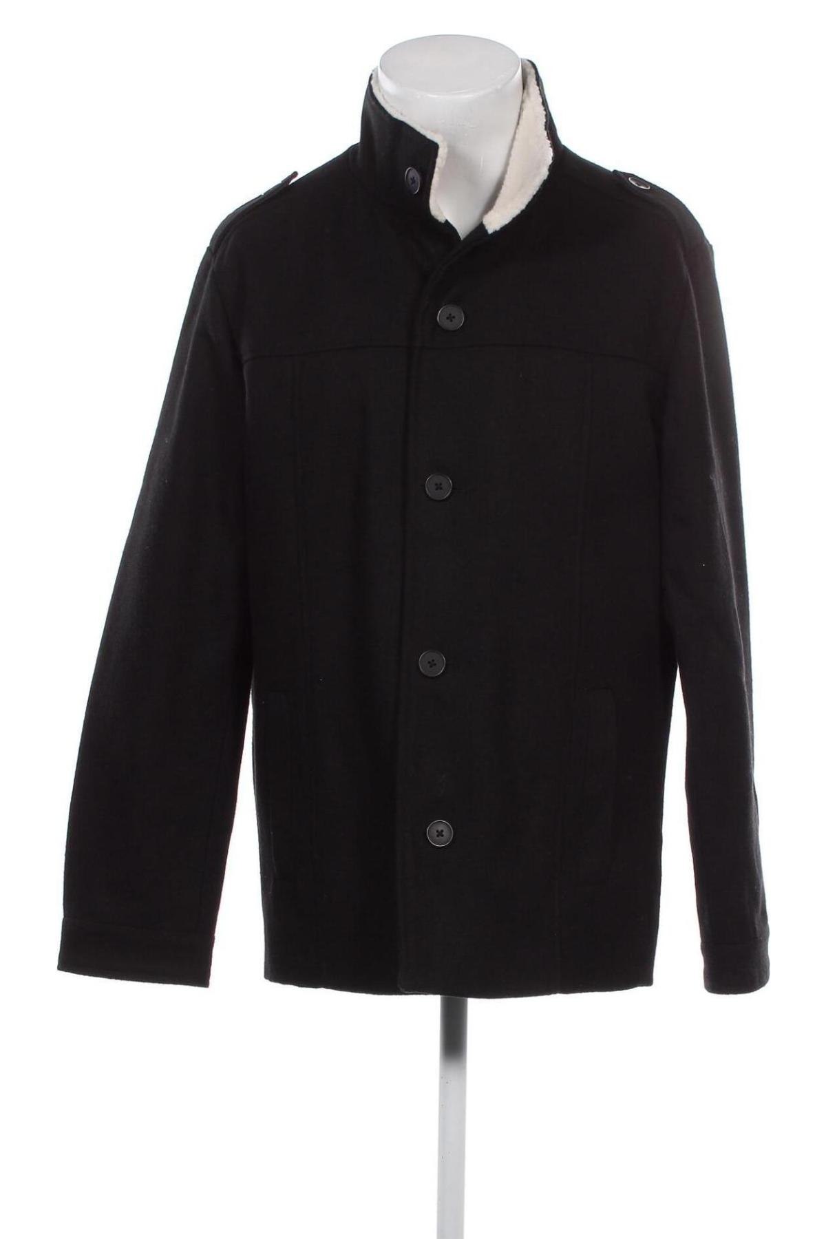 Ανδρικά παλτό Jack & Jones, Μέγεθος S, Χρώμα Μαύρο, Τιμή 84,54 €