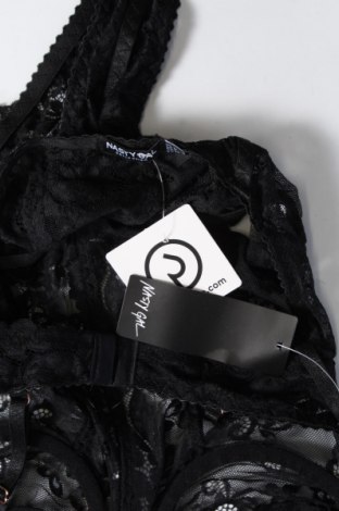 Bodysuit Nasty Gal, Μέγεθος S, Χρώμα Μαύρο, Τιμή 27,17 €