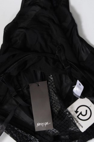 Bodysuit Nasty Gal, Μέγεθος M, Χρώμα Μαύρο, Τιμή 21,47 €