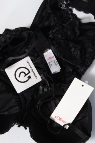 Bodysuit S.Oliver, Μέγεθος S, Χρώμα Μαύρο, Τιμή 25,26 €