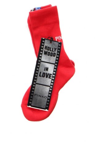 Чорапи Pinko, Размер S, Цвят Червен, Цена 105,78 лв.