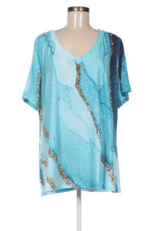 Damen Shirt, Größe 3XL, Farbe Blau, Preis 10,00 €