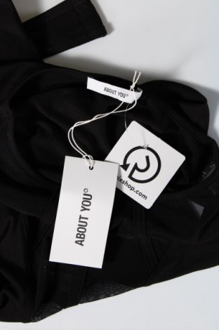 Γυναικεία μπλούζα-Κορμάκι About You, Μέγεθος S, Χρώμα Μαύρο, Τιμή 6,19 €