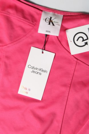 Дамска блуза - боди Calvin Klein Jeans, Размер 3XL, Цвят Розов, Цена 52,38 лв.