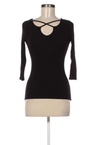 Γυναικεία μπλούζα Amisu, Μέγεθος XS, Χρώμα Μαύρο, Τιμή 2,50 €