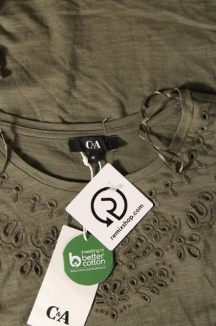 Γυναικεία μπλούζα C&A, Μέγεθος M, Χρώμα Πράσινο, Τιμή 19,18 €