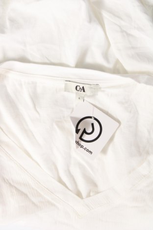 Γυναικεία μπλούζα C&A, Μέγεθος L, Χρώμα Λευκό, Τιμή 4,82 €
