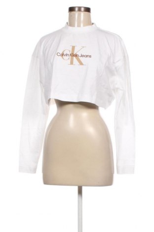 Bluză de femei Calvin Klein Jeans, Mărime S, Culoare Alb, Preț 242,77 Lei