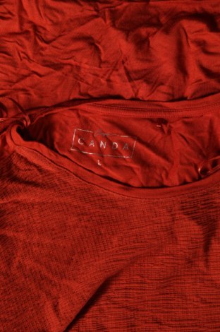 Γυναικεία μπλούζα Canda, Μέγεθος L, Χρώμα Κόκκινο, Τιμή 2,94 €