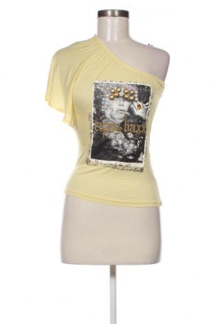 Дамска блуза Cipo & Baxx, Размер M, Цвят Жълт, Цена 8,16 лв.
