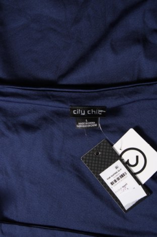 Damen Shirt City Chic, Größe L, Farbe Blau, Preis 21,57 €