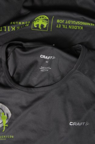 Γυναικείο t-shirt Craft, Μέγεθος L, Χρώμα Γκρί, Τιμή 7,89 €