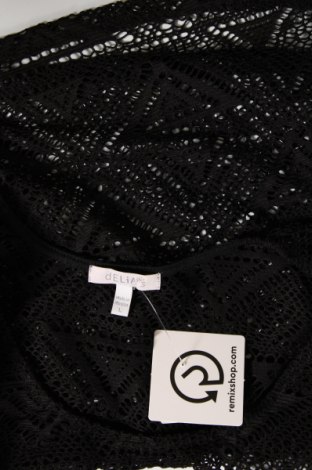 Дамска блуза Delia*s, Размер L, Цвят Черен, Цена 12,48 лв.