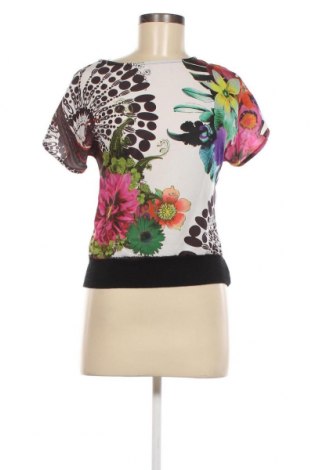 Дамска блуза Desigual, Размер S, Цвят Многоцветен, Цена 20,40 лв.