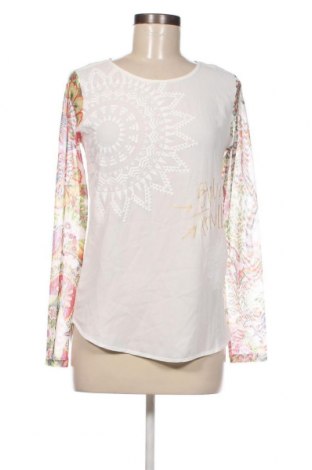 Γυναικεία μπλούζα Desigual, Μέγεθος XS, Χρώμα Λευκό, Τιμή 21,03 €