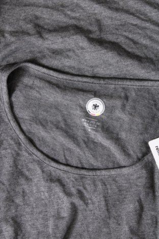 Γυναικεία μπλούζα Deutscher Fussball-Bund, Μέγεθος L, Χρώμα Γκρί, Τιμή 3,76 €