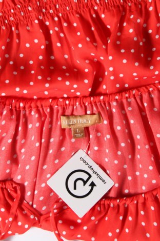 Дамска блуза Ellen Tracy, Размер L, Цвят Червен, Цена 16,32 лв.