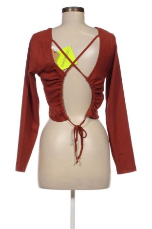 Дамска блуза Even&Odd, Размер XL, Цвят Кафяв, Цена 10,23 лв.