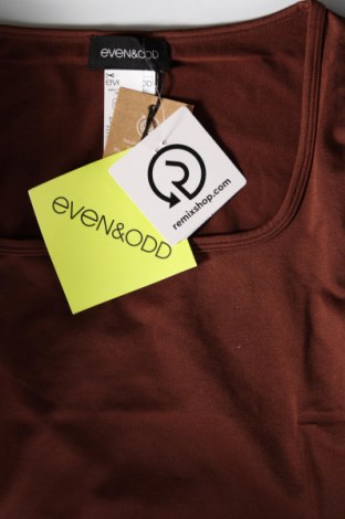Γυναικεία μπλούζα Even&Odd, Μέγεθος L, Χρώμα Καφέ, Τιμή 4,79 €