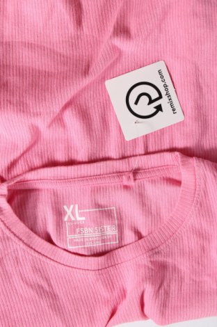 Γυναικεία μπλούζα FSBN Sister, Μέγεθος XL, Χρώμα Ρόζ , Τιμή 5,29 €