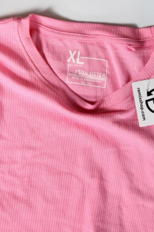 Γυναικεία μπλούζα FSBN Sister, Μέγεθος XL, Χρώμα Ρόζ , Τιμή 5,99 €