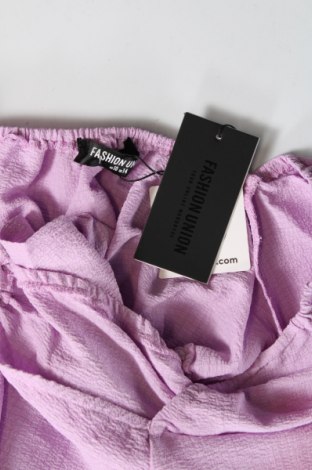 Дамска блуза Fashion Union, Размер L, Цвят Лилав, Цена 10,80 лв.