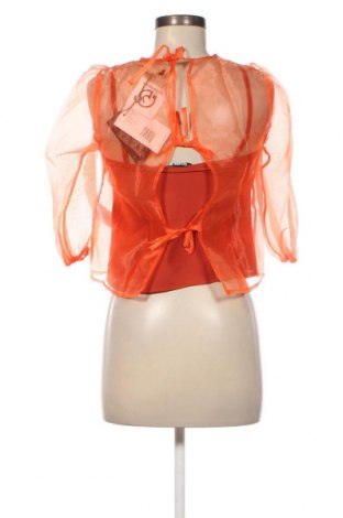 Дамска блуза Fashion Union, Размер XS, Цвят Оранжев, Цена 10,80 лв.