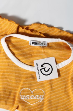 Дамска блуза Fb Sister, Размер M, Цвят Жълт, Цена 7,79 лв.