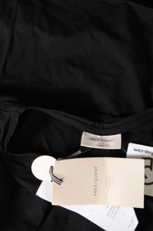 Γυναικεία μπλούζα Free Quent, Μέγεθος L, Χρώμα Μαύρο, Τιμή 18,71 €