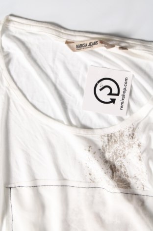 Damen Shirt Garcia Jeans, Größe M, Farbe Weiß, Preis € 4,34