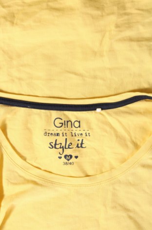 Дамска блуза Gina, Размер M, Цвят Жълт, Цена 7,79 лв.