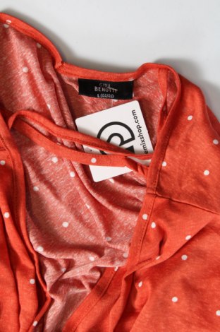 Γυναικεία μπλούζα Gina Laura, Μέγεθος XL, Χρώμα Πορτοκαλί, Τιμή 7,13 €