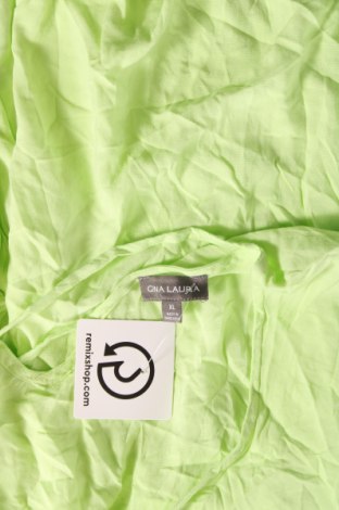 Γυναικεία μπλούζα Gina Laura, Μέγεθος XL, Χρώμα Πράσινο, Τιμή 14,85 €
