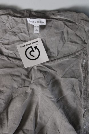 Дамска блуза Gina Laura, Размер XXL, Цвят Сив, Цена 23,28 лв.