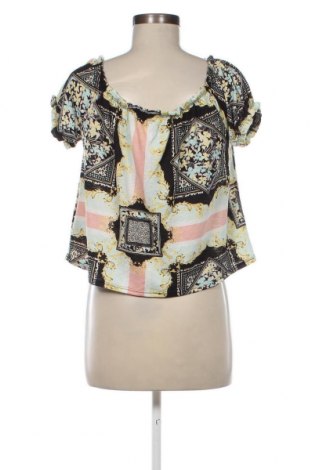 Damen Shirt Gina Tricot, Größe L, Farbe Mehrfarbig, Preis 2,61 €