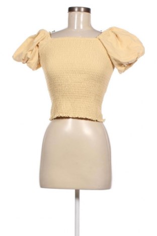 Γυναικεία μπλούζα Gina Tricot, Μέγεθος L, Χρώμα Κίτρινο, Τιμή 4,18 €
