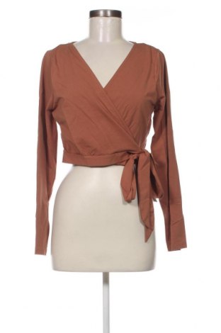 Дамска блуза Glamorous, Размер XL, Цвят Кафяв, Цена 34,56 лв.
