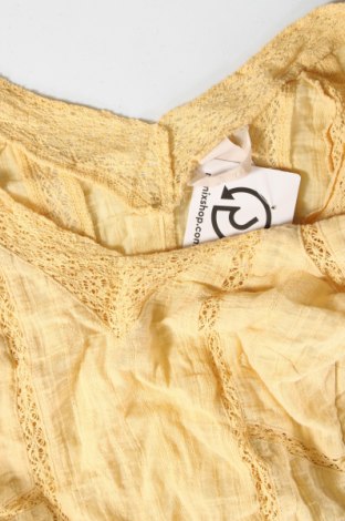 Дамска блуза H&M, Размер XXS, Цвят Жълт, Цена 4,75 лв.
