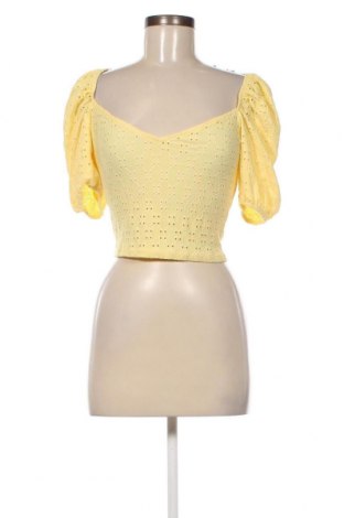 Дамска блуза H&M Divided, Размер M, Цвят Жълт, Цена 3,04 лв.
