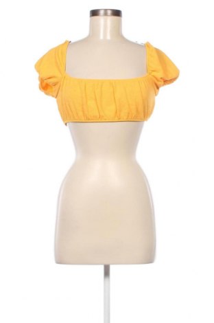 Дамска блуза H&M Divided, Размер S, Цвят Жълт, Цена 7,41 лв.
