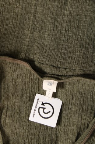 Дамска блуза H&M L.O.G.G., Размер S, Цвят Зелен, Цена 3,04 лв.