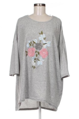 Γυναικεία μπλούζα Janina, Μέγεθος XXL, Χρώμα Γκρί, Τιμή 6,70 €