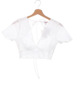 Дамска блуза Jennyfer, Размер XS, Цвят Бял, Цена 9,61 лв.
