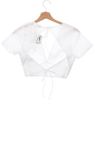 Γυναικεία μπλούζα Jennyfer, Μέγεθος XS, Χρώμα Λευκό, Τιμή 4,63 €