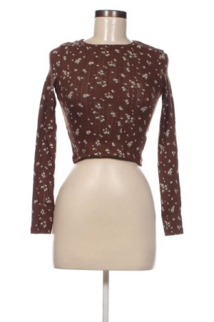 Γυναικεία μπλούζα Jennyfer, Μέγεθος XS, Χρώμα Καφέ, Τιμή 4,15 €