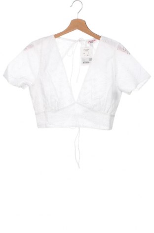 Γυναικεία μπλούζα Jennyfer, Μέγεθος M, Χρώμα Λευκό, Τιμή 5,75 €