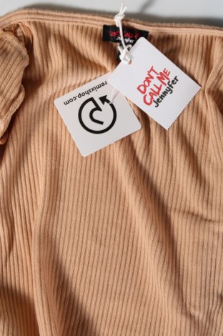 Γυναικεία μπλούζα Jennyfer, Μέγεθος M, Χρώμα  Μπέζ, Τιμή 4,47 €